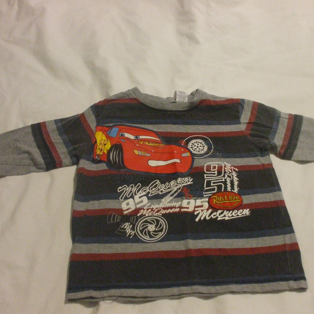 Children's 3X Disney Pixar Flash McQueen long slee